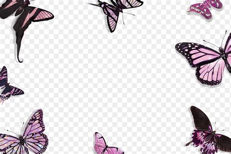 Pink Holographic And Glittery Butterfly Free Png Rawpixel