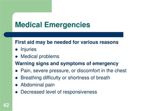 Ppt First Aid And Medical Emergencies Powerpoint Presentation Free