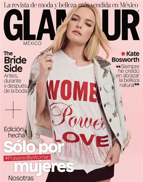 Kate Bosworth Portada Glamour Noviembre Kate Bosworth Mexico