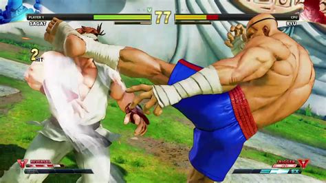 STREET FIGHTER V Sagat Vs Ryu YouTube