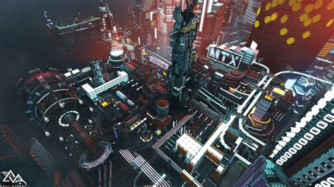 Cyberpunk Project Timelapse Minecraft Map