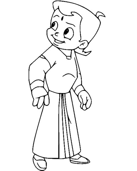 Chhota Bheem Coloring Pages Printable For Free Download