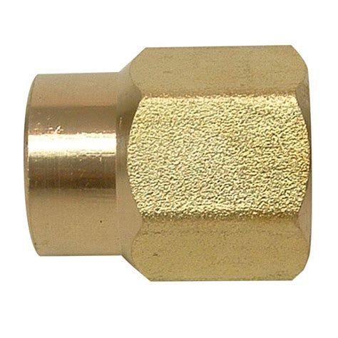 Everbilt Lead Free Brass Pipe Coupling In Fip X In Fip