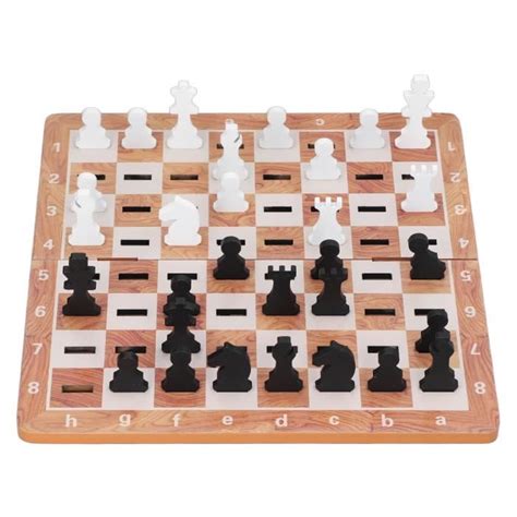 Omabeta jeu d échecs pliant Jeu d échecs en bois pour enfants et