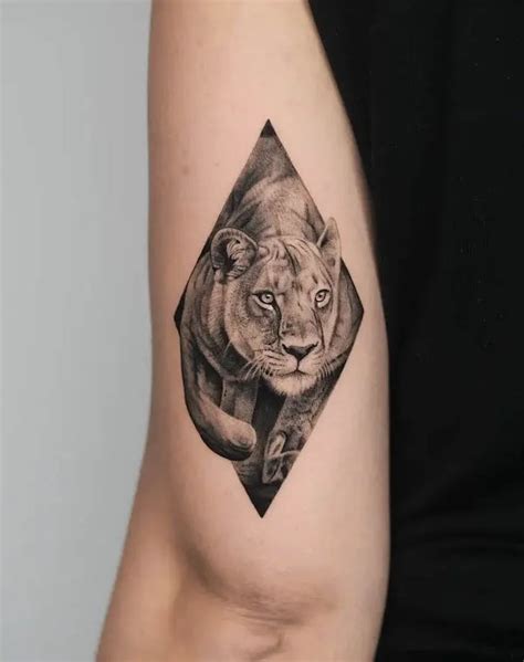 Fierce And Beautiful Lion Tattoos For Women