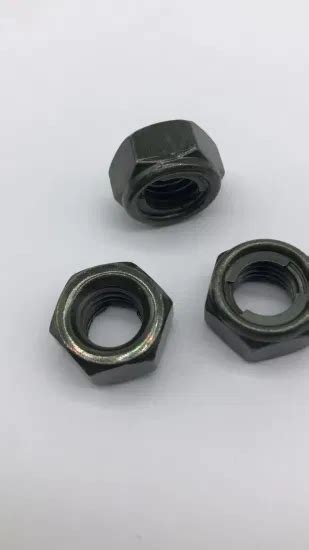 Din M Hex Lock Nut Stamping Three Points Locking Nut Din And