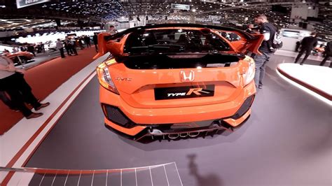 2017 Honda Civic Type R Global Debut Geneva Youtube