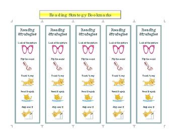 Reading Strategy Decoding Bookmark By Stardust Tpt