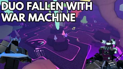 Duo Fallen Triumph With War Machine Roblox Tower Defense Simulator