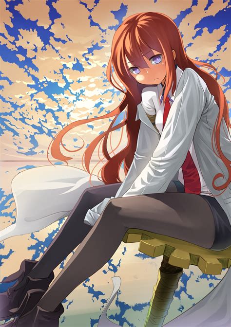 Makise Kurisu Steins Gate Mobile Wallpaper Zerochan Anime