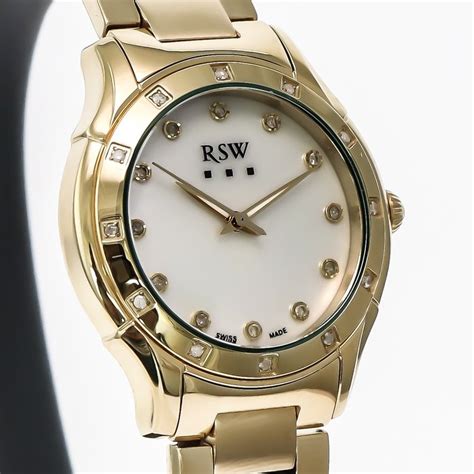 Rsw Swiss Diamond Watch No Reserve Price Catawiki