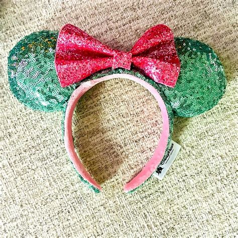 Disney Accessories Disney Parks Minni Mouse Ears Poshmark