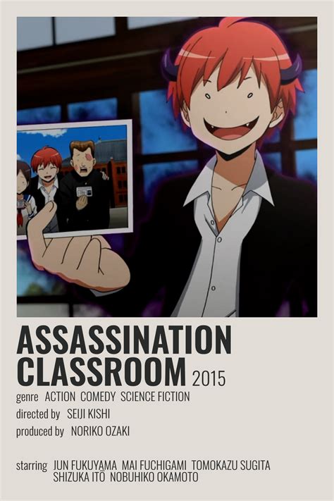 Assassination Classroom Minimalist Poster In 2021 Anime Printables