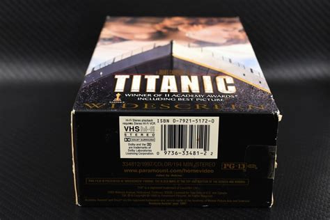 Titanic Vhs Tape Set Widescreen Ed Leonardo Dicaprio Kate