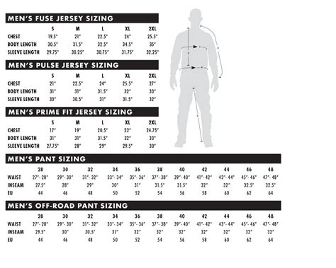 Mens Pants Size Guide Uk – Yoiki Guide