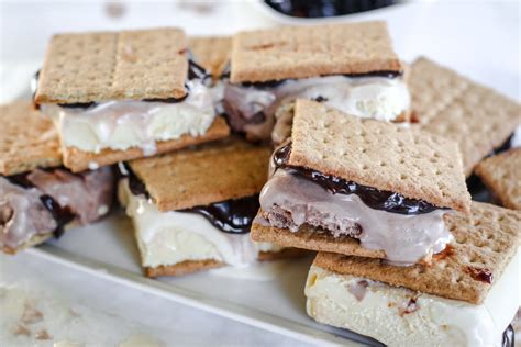 Graham Cracker Ice Cream Sandwiches Lolo Home Kitchen