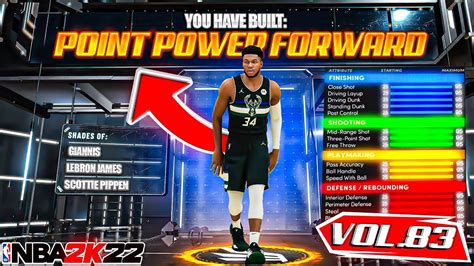 CONTACT DUNKS ON A POINT POWER FORWARD BUILD ON NBA 2K22 RARE BUILD