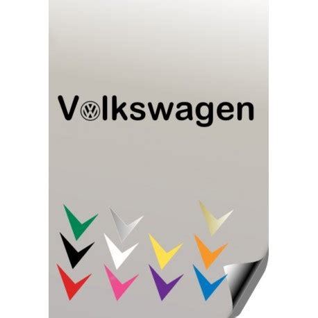 Autocollant VOLKSWAGEN 2 StickCompteur