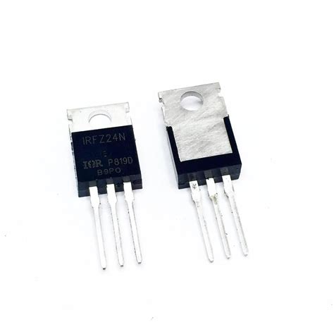 Kit 5 peças Transistor Mosfet IRFZ24N TO 220 Transistores Achei