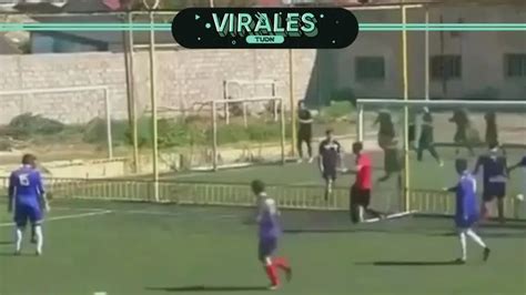 Qué golazo profe El árbitro del futbol amateur se luce con esta