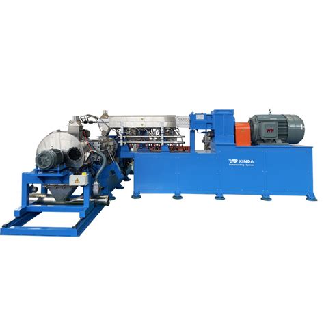 Twin Screw Compounding Extruder Machinery Plastic Pelletizing