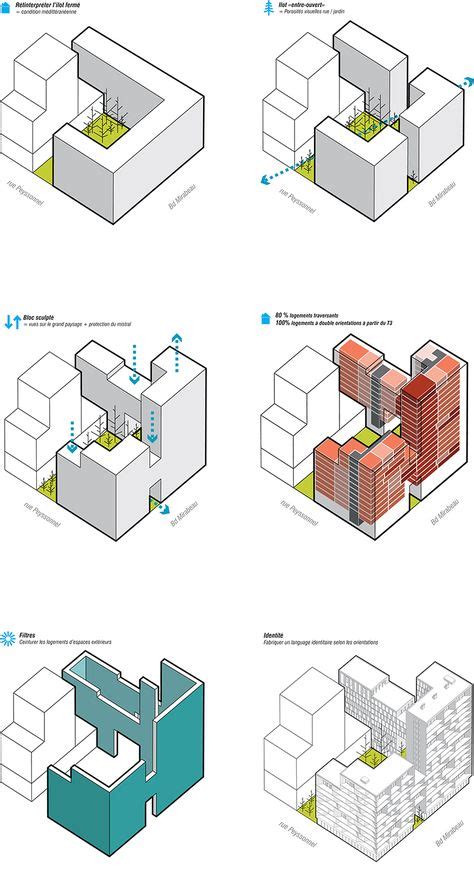 35 Best Architecture Massing Diagrams Images Diagram Architecture