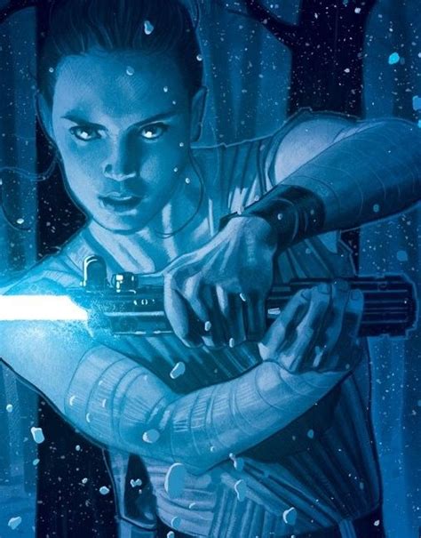 Rey Facing Kyloren Ren On Starkiller Base Source Unknown To Me Please