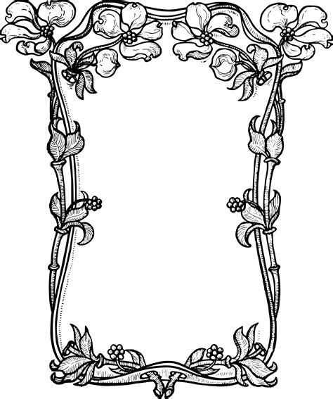 Stock Images Dogwood Flower Frame Clip Art And Vector
