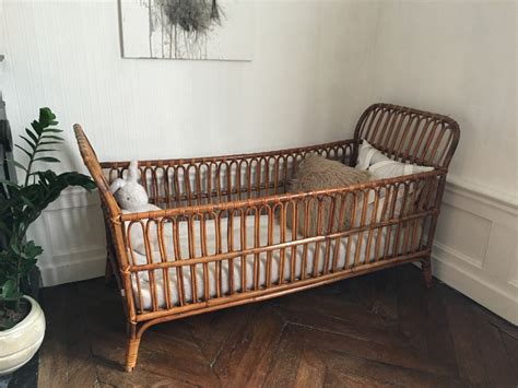 Lit Enfant En Rotin Vintage Luckyfind