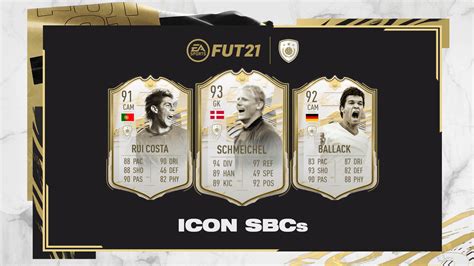 Fifa 21 Icon Sbc Rui Costa Schmeichel E Ballack