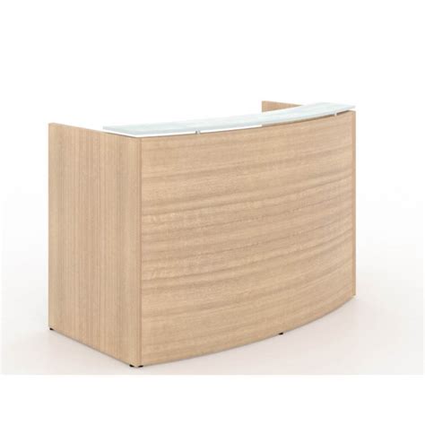 Wood Curved Reception Desk Atelier Yuwa Ciao Jp