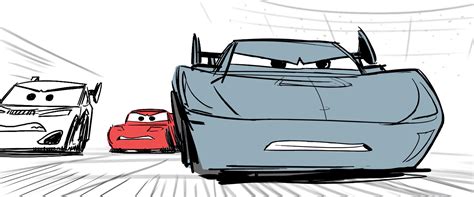 See Cars 3 Scene Evolution from Storyboard to Final Cut