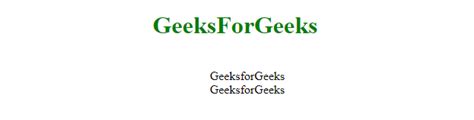 How to Break Line Without using Tag in HTML / CSS? - GeeksforGeeks