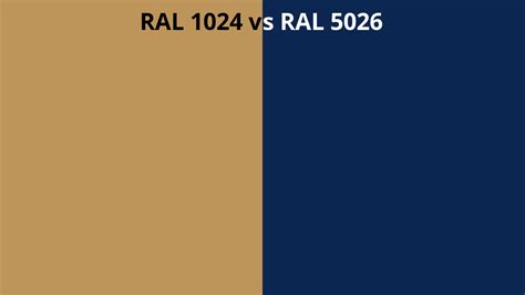 Ral 1024 Vs 5026 Ral Colour Chart Uk