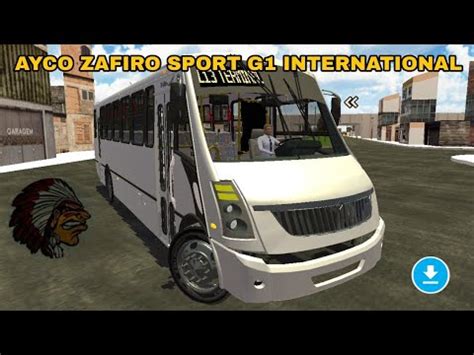 AYCO ZAFIRO G1 SPORT INTERNATIONAL VIDA REAL PROTÓN BUS SIMULATOR