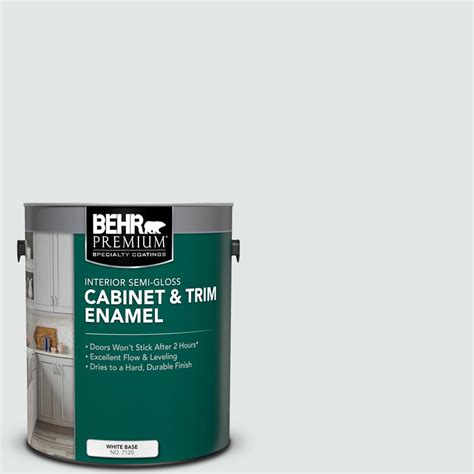 Behr Premium Gal Bl W Ice Sculpture Semi Gloss Enamel Interior