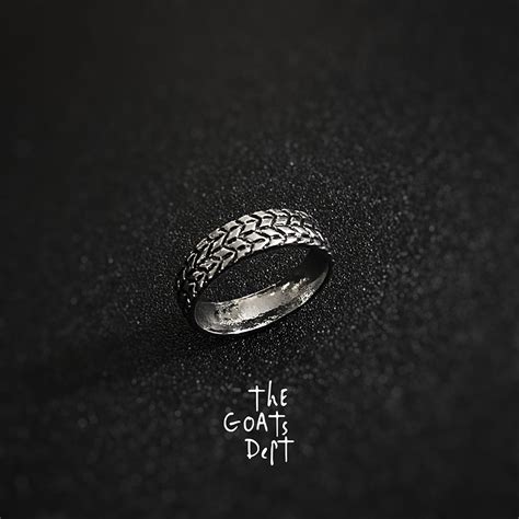 Jual The Goats Dept Silver Tire Ring Cincin Model Ban Stainless Ukir