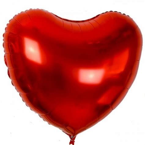 Giant Red Foil Heart Balloon 80cm Party Supplies Partylady