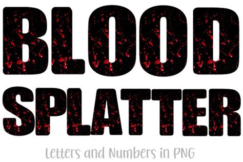 Blood Splatter Font Abc Lettering Graphic By Squeebcreative · Creative