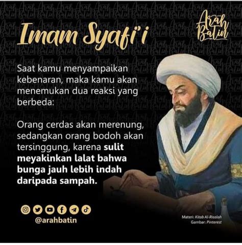 Kisah Hikmah Imam Syafii Kepada Muridnya