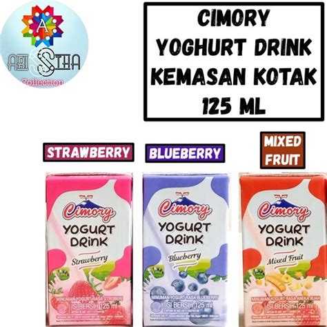 Cimory Minuman Yoghurt Drink Kemasan Kotak 125 Ml Lazada Indonesia