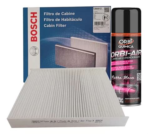 Filtro De Cabine Ar Condicionado Carro Bosch Higienizador