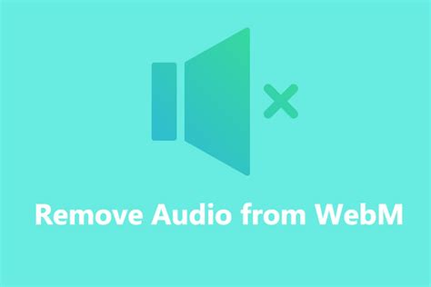 7 Quick Ways To Remove Audio From WebM On Computer