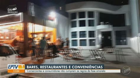 Covid Bares E Restaurantes De Campinas Ultrapassam Limite De