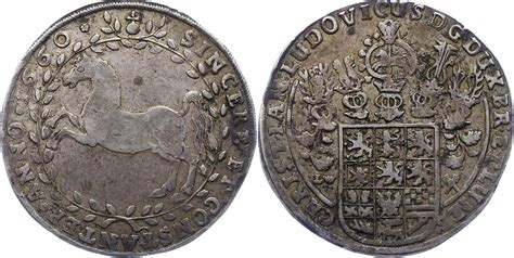 Braunschweig Lüneburg Celle Taler 1660 LW Christian Ludwig 1648 1665