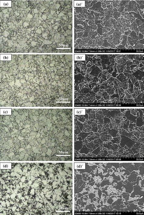 Microstructure Of The 2 25Cr1Mo Steel Tube At Various Heat Treated