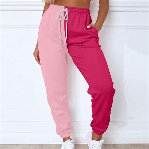 Ovticza Sweatpants For Women Trendy Clearance Cinch Bottom Drawstring