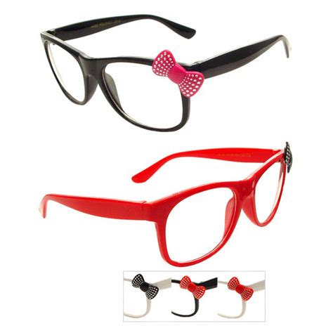 12pcs Rhinestone Paved Bow Pointed Clear Lens Wayfarer Sunglasses