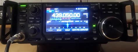 Icom Ic Vhf Uhf Band Transceiver Mit D Star Funktion Schwarz