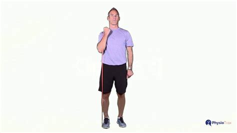 Standing Bicep Curl With Pronation And Supination Resistance Band Youtube